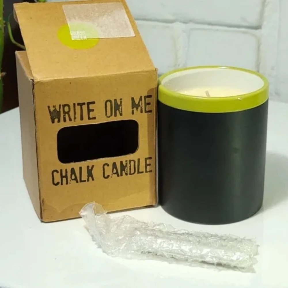 Write on Chalkboard Candle